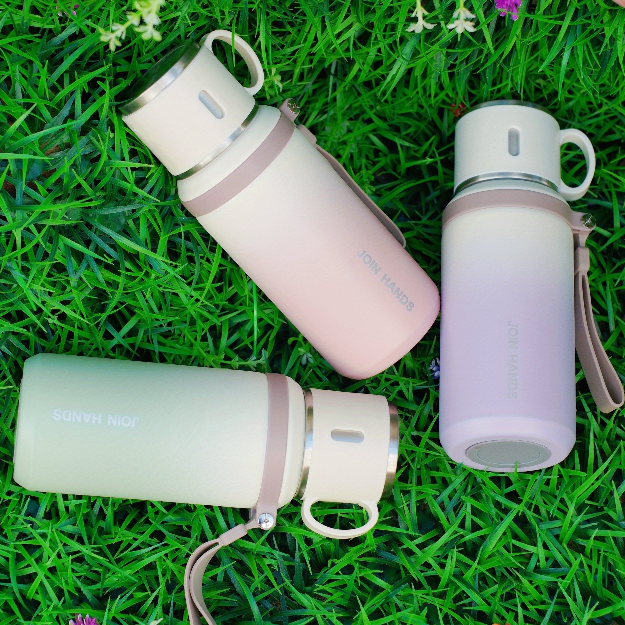 A 316 Stainless Steel Vacuum Sports Water Bottle (Gradient Color) with a Lid, Tea Filter, And Handle, 700Ml\u002F24Oz Portable Coffee Cup with a Carrying Handle, Suitable for Hot And Cold Beverages, Perfect for Camping, Travel, Fitness