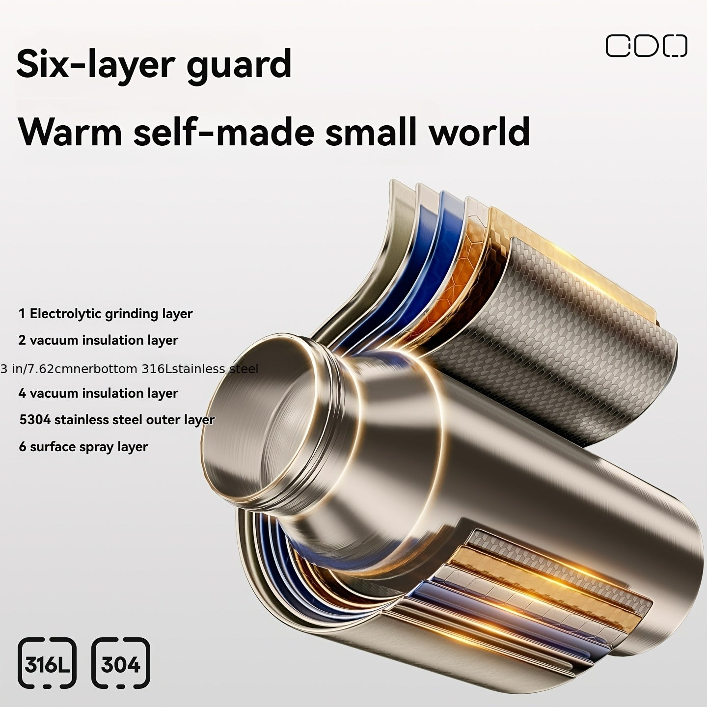 A Stainless Steel Thermos That Keeps Drinks Hot Or Cold for 24 Hours, Equipped with a Straw And a Portable Strap, Suitable for Outdoor Activities And Camping, Compatible with Various Bike Frames